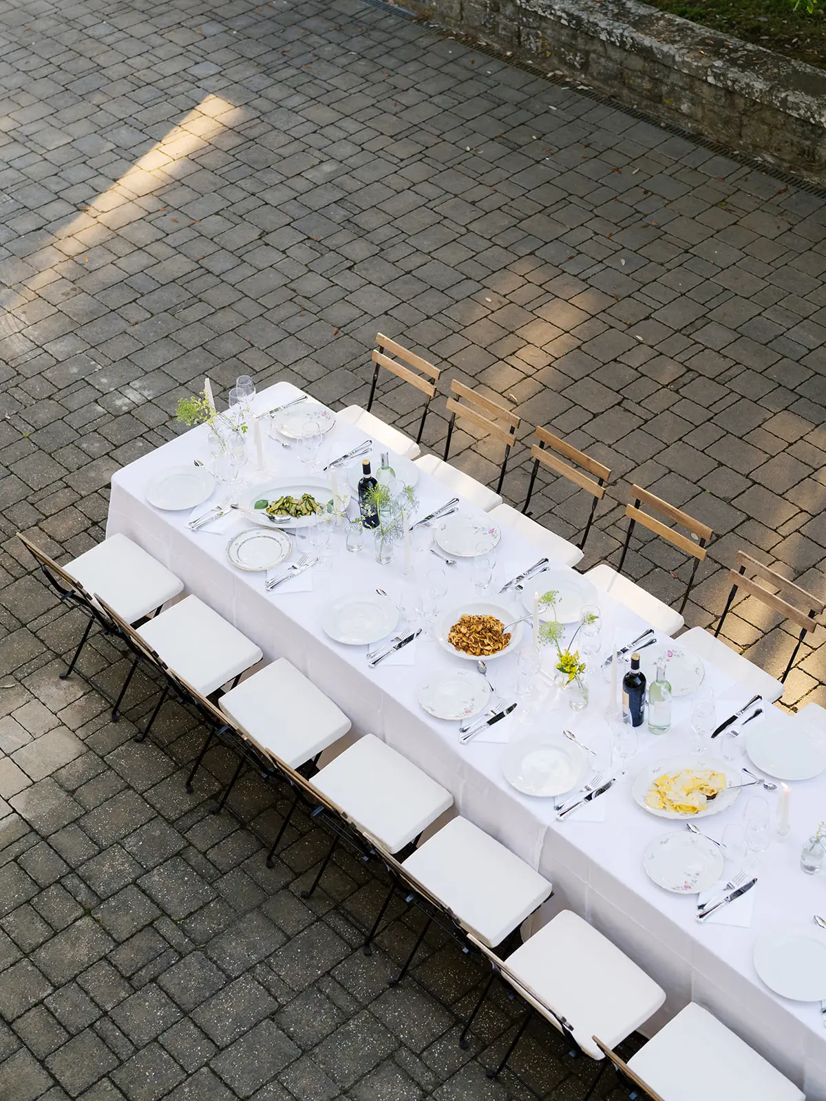table wedding dinner